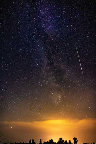 Le ciel étoilé du parc national du Mont-Tremblant - Sépaq